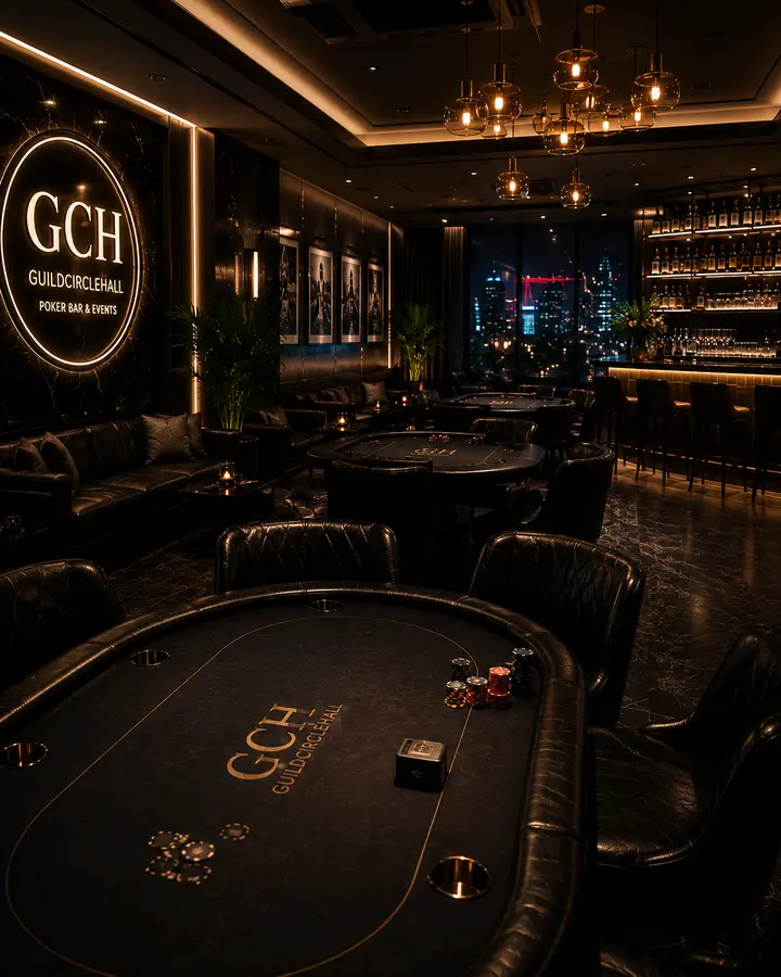 Elegancka sala GuildCircleHall z lounge atmosphere